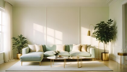 Photo interior modern design room 3d illustration