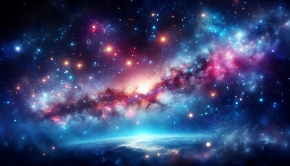Fototapeta premium Space background