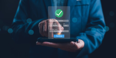 Digital online payment concept. Financial transactions. Business people using mobile smartphones. Online shopping. Online payment via internet network. Online banking applications.