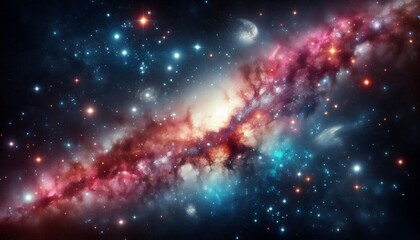 Naklejka premium Space background