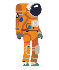 orange astronaut