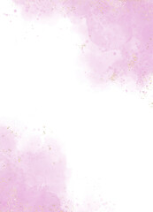 Abstract pink colorful watercolor background illustration. for wedding elements. or card templates for greetings or invitations on valentines Day background, hand painted texture.