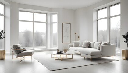 Photo interior modern design room 3d illustration