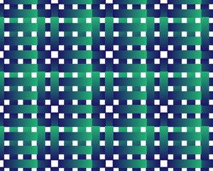 A green and blue checkered pattern with squares 