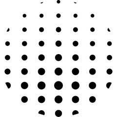 Spheres with Geometric Figure. Vector Illustration