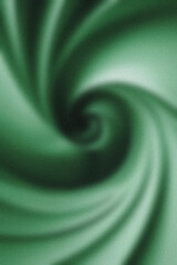 Green Spiral Vortex Abstract Background. Hypnotic Swirl Gradient Wallpaper