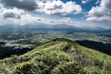 阿蘇のカルデラ