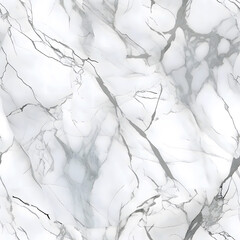 Fototapeta premium Seamless Marble Granite White and Silver Gray Panorama Background Wall Surface Black Pattern Texture Tile Background for Home Floor and Wall Decor. High-Quality Seamless Marble Tiles Design.