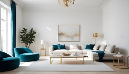 Photo interior modern design room 3d illustration