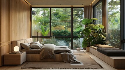 Fototapeta premium living room with a window
