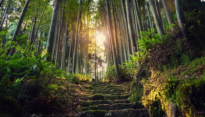 Naklejka premium Experience the mystery of the jungle.