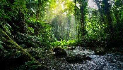 Obraz premium Take a guided jungle expedition.