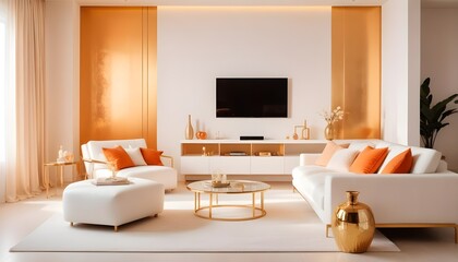 Photo interior modern design room 3d illustration