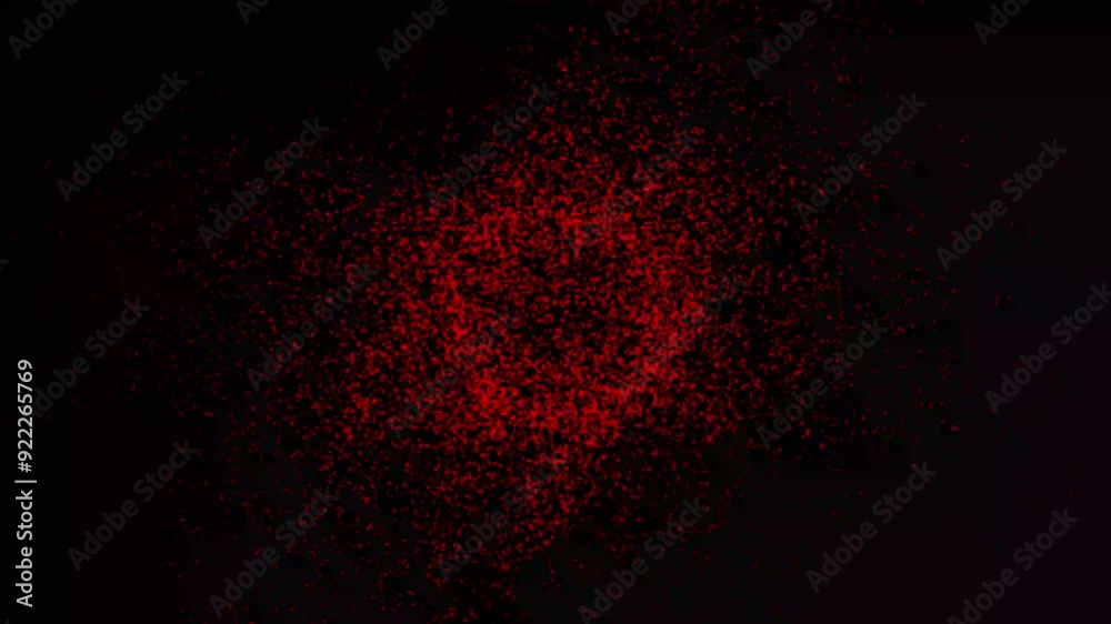 Poster abstract colorful explosion of confetti vector. atom particle ray light color abstract