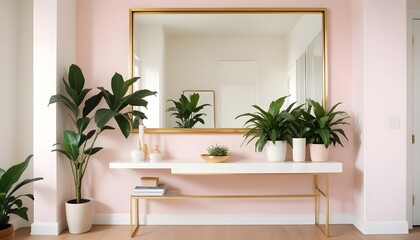 Photo interior modern design room 3d illustration