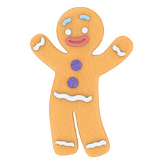 Gingerbread Man Isolated