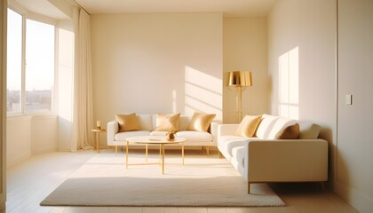 Photo interior modern design room 3d illustration