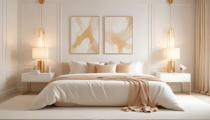 Photo interior modern design room 3d illustration