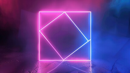 Abstract Neon Glow