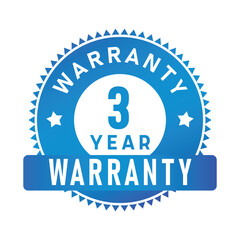 3 Year Warranty | Warranty | Icon | Vector