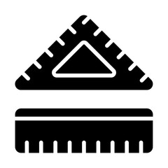 ruler glyph icon