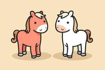 Fototapeta premium horse cartoon