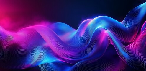 Fototapeta premium Abstract Electric Waveforms