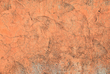 abstract old rough stone background, brown wall surface with cracks