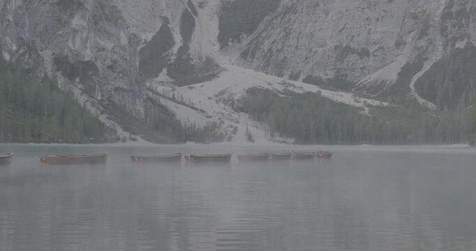 Lake Braies Italy filmed in v-log