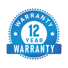 12 Year Warranty | Warranty | Icon | Vector