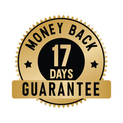 17 Days Money Back Guarantee | Money Back | Icon | Vector
