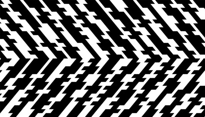 Sharp arrows pattern with abstract lines. For sporty background and creative design. Vector Format Illustration 