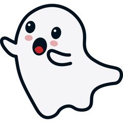 Cute Halloween Boo Ghost