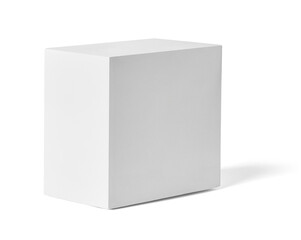 white box package mock up template product background design container cardboard blank paper pack