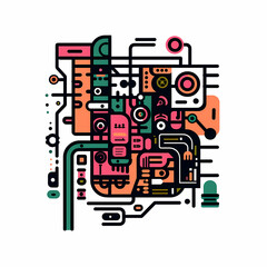 logo symbol art design image,illustration vector.