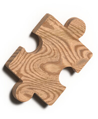 wooden puzzle piece