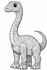 Naklejka premium coloring book illustration 