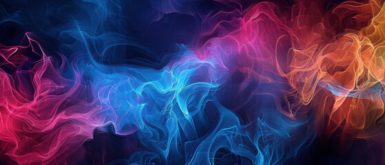 Obraz premium Multi-hue abstract computer wallpaper