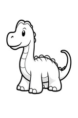 Fototapeta premium coloring book illustration 