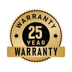 25 Year Warranty | Warranty | Icon | Vector