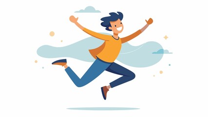 Jumping becomes more than just physical action; it's a form of communication. The body language tells a story, conveying emotions and expressing a sense of freedom or overcoming limitations.