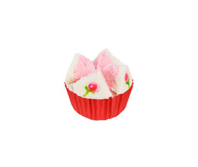 Cotton wool cup cake transparent png