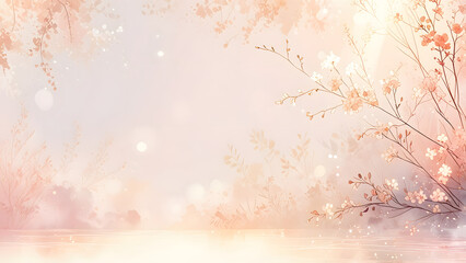 Fototapeta premium background with leaves