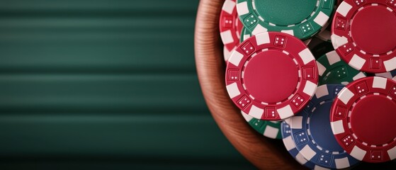 Exciting Charity Bingo Night at Community Center - with Copy Space, Quality