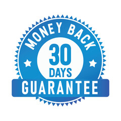 30 Days Money Back Guarantee | Money Back | Icon | Vector