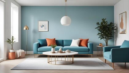 Photo interior modern design room 3d illustration