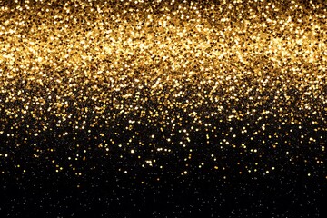 Abstract gold shiny Sparkling Lights Festive background with texture for celebration, banner, party