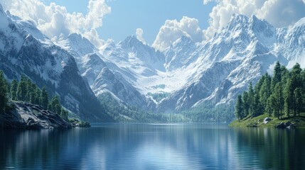 Majestic Mountain Lake