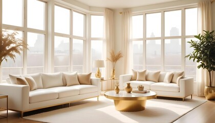 Fototapeta premium Photo interior modern design room 3d illustration