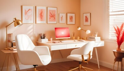 Photo interior modern design room 3d illustration